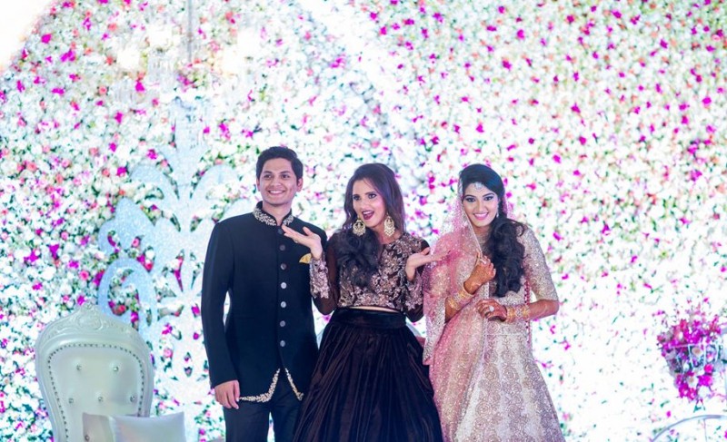 Sania Mirza Sister Anam And Akbar Rasheed Wedding Photos