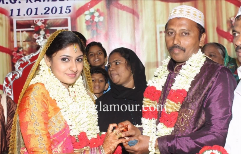 Tamil Actress Monica And Malik Wedding Photos