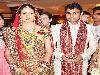 Fast bowler Mohammed Shami married Haseen Jahan on 6th June, 2014, at Moradabad in UP.Mohammed Shami met his future wife, Haseen Jahan, in 2012, at an IPL event.Mohammed Shami and wife, Haseen Jahan�s, Wedding and Reception was held at Hotel Holiday Regency, a 5 star hotel in Moradabad.Mohammed Shami�s Wedding (Nikah) was held at 4:00 pm and Reception was held at 7:00 pm on June 6, 2014.None of Mohammed Shami�s Indian team mates were invited for the wedding sine their schedules were not known. Shami�s family plans to hold a marriage Reception either in Kolkata or in Delhi, where Indian cricket team members will be invited.
