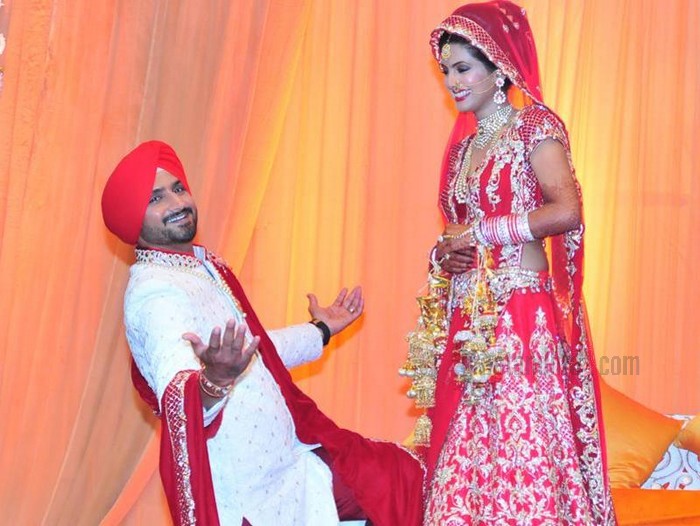 Harbhajan Singh And BollyWood Actress Geeta Basra Wedding Album