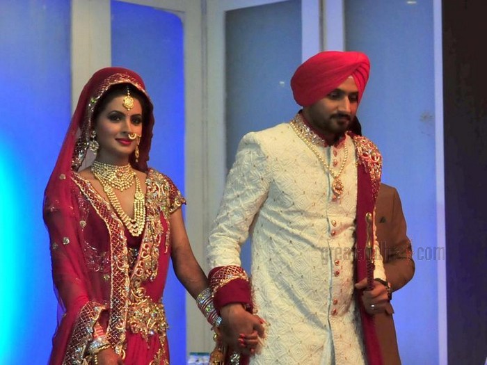 Harbhajan Singh And BollyWood Actress Geeta Basra Wedding Album