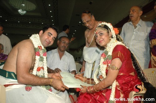 Actress Kanika And Shyam Radhakrishnan Marriage Photos
