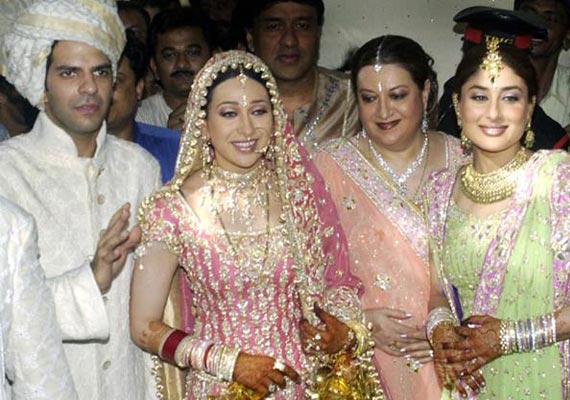 Actress Karishma Kapoor And Sanjay Kapoor Marriage Photos