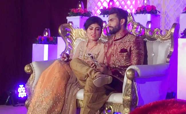 Indian Cricketer Ravindra Jadeja And Rivaba Solanki Wedding Photos