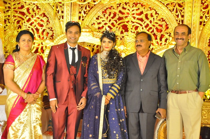 Producer Krishna Reddy Son Wedding Reception Photos