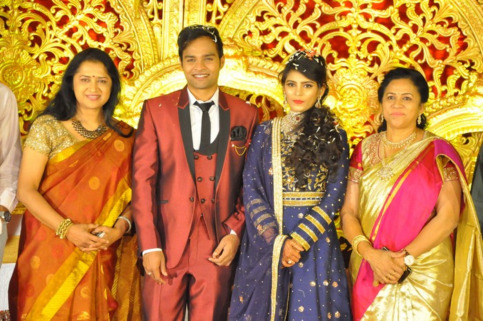 Producer Krishna Reddy Son Wedding Reception Photos