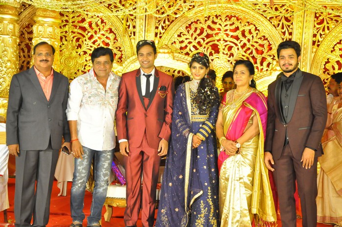 Producer Krishna Reddy Son Marriage Reception Pics