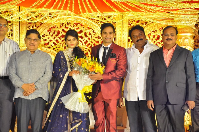 Producer Krishna Reddy Son Wedding Reception Photos