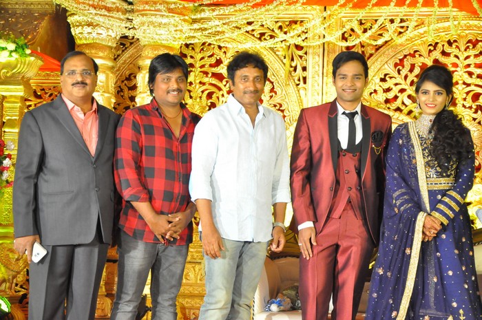 Producer Krishna Reddy Son Wedding Reception Photos