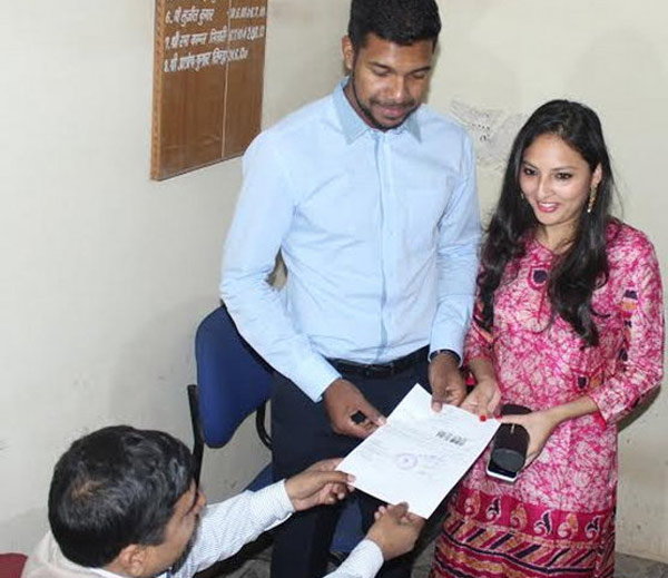Ragini And Indian Cricketer Varun Aaron Marriage Photos