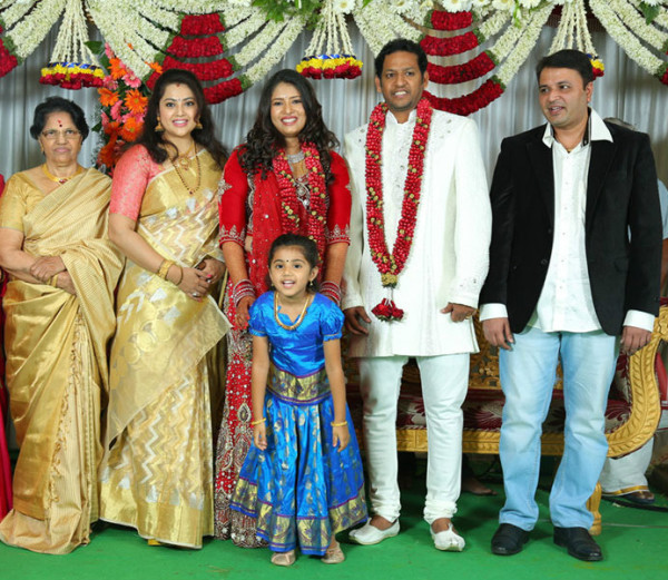 South Indian Actress Sanghavi And Venkatesh Wedding Photos