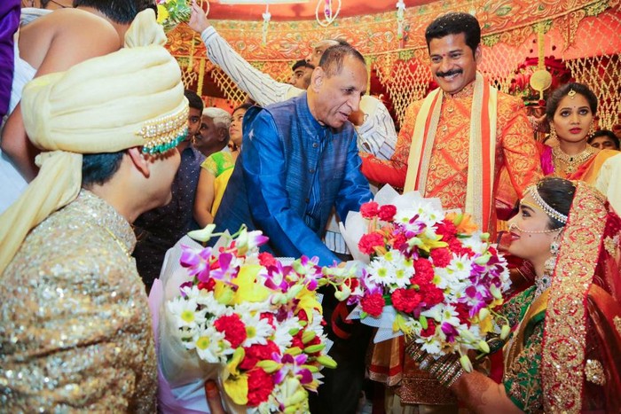 TDP Revanth Reddy Daughter Nymisha Reddy And Satyanaryana Reddy Wedding Photos