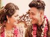 Actor Aniruddh Dave tied the knot with Shubhi Ahuja, his co-star in Bandhan, in Jaipur on nov25th,2015.The bride looked resplendent in a pink lehenga while the groom wore a sherwani weighing 32 kilos. The pre-wedding rituals included mehndi, chaat bhaat, sangeet and a cocktail party.