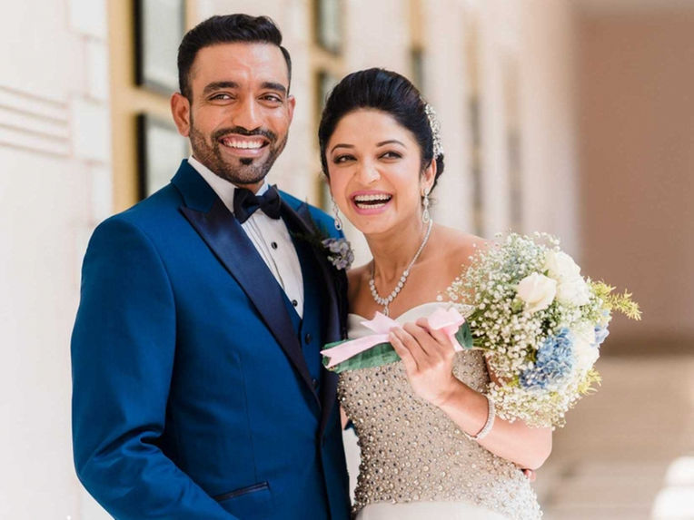 Indian Cricketer Robin Uthapp And Sheethal Goutham Wedding Photos