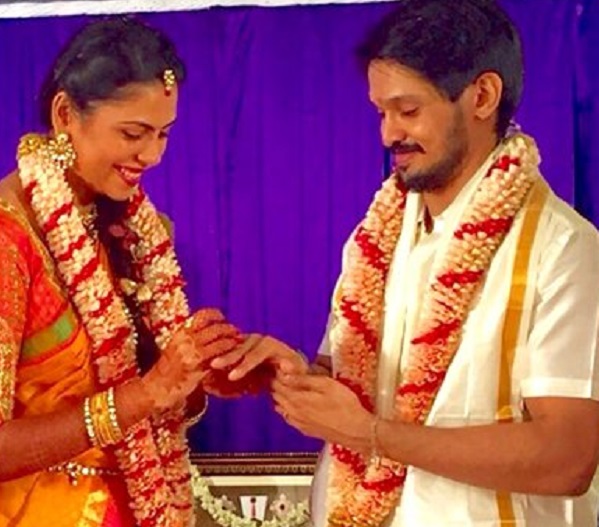 Tamil Actor Nakul And Shruthi Bhaskar Wedding Photos