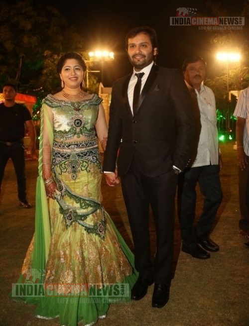Actress Jayaprada's Son Siddharth And Pravallika Reddy's Wedding Photos