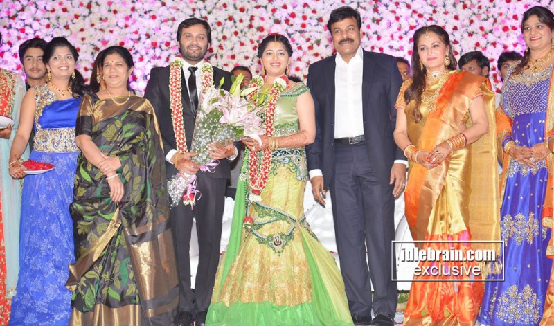 Actress Jayaprada's Son Siddharth And Pravallika Reddy's Wedding Photos