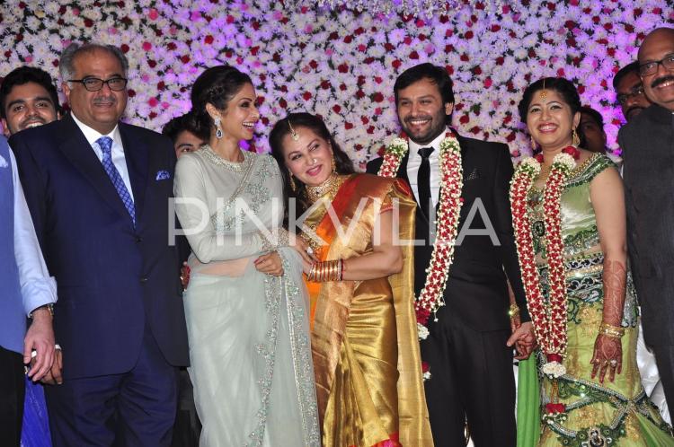 Actress Jayaprada's Son Siddharth And Pravallika Reddy's Wedding Photos