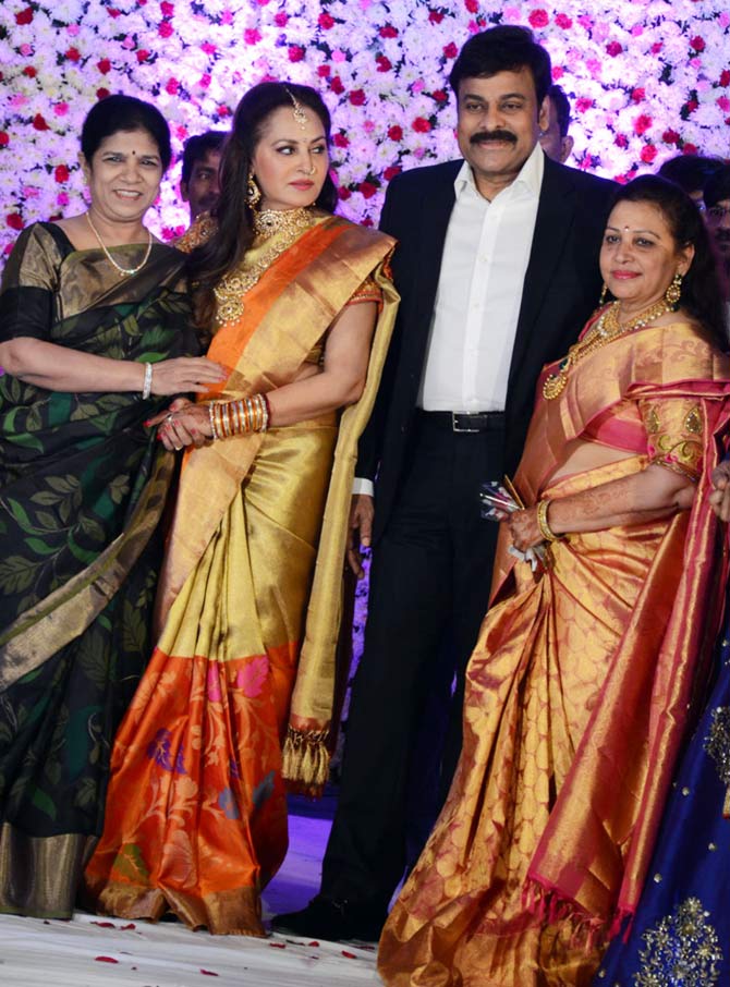 Actress Jayaprada's Son Siddharth And Pravallika Reddy's Wedding Photos