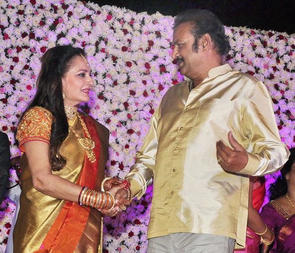 Actress Jayaprada's Son Siddharth And Pravallika Reddy's Wedding Photos