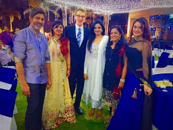 Jagapathi Babu's Daughter Meghana Marriage With Chad Bowen