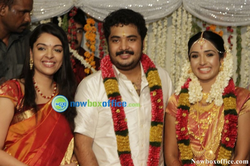 Malayalam Actor Vinu Mohan And Vidhya Wedding Photos