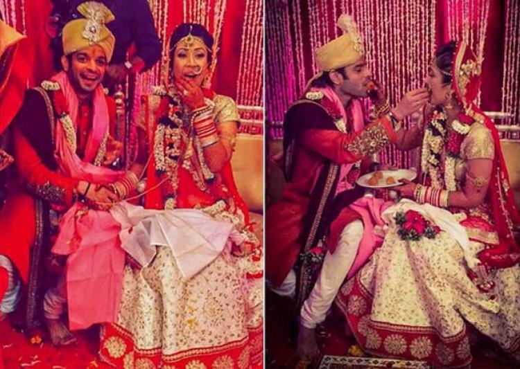 TV Actor Karan Patel And Ankita Bhargava Wedding Photos