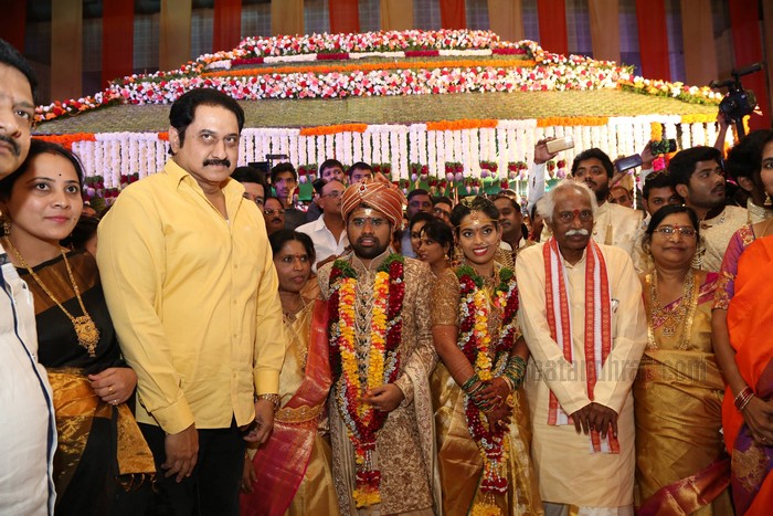 Union Minister Bandaru Dattatreyas Daughter Marriage Pics
