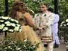 Sofia Hayat, who created an uproar last year by turning into a nun, has finally tied the knot yesterday Monday.Sofia got engaged to Vlad Stanescu, an interior designer from Romania and is madly in love.The theme of their wedding was Gods goddesses fairies and angels.The wedding was Egyptian Indian West wedding.Sofia was wearing a golden Gown.Sofia came like a princess in this carriage.