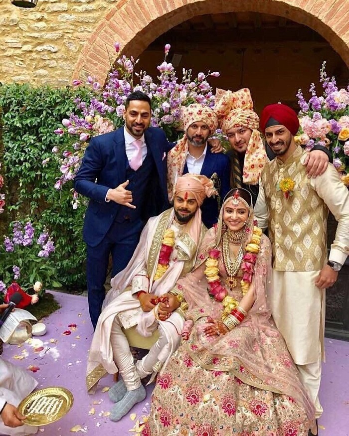 Virat Kohli And Anushka Sharma Marriage Photos