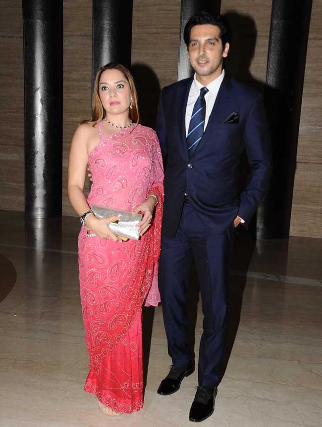 Gauahar Khan, Ekta Kapoor And Others At Mandana-Gaurav�s GRAND Wedding Reception!
