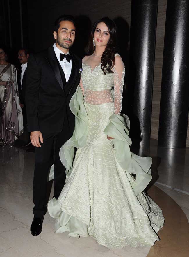 Gauahar Khan, Ekta Kapoor And Others At Mandana-Gaurav�s GRAND Wedding Reception!