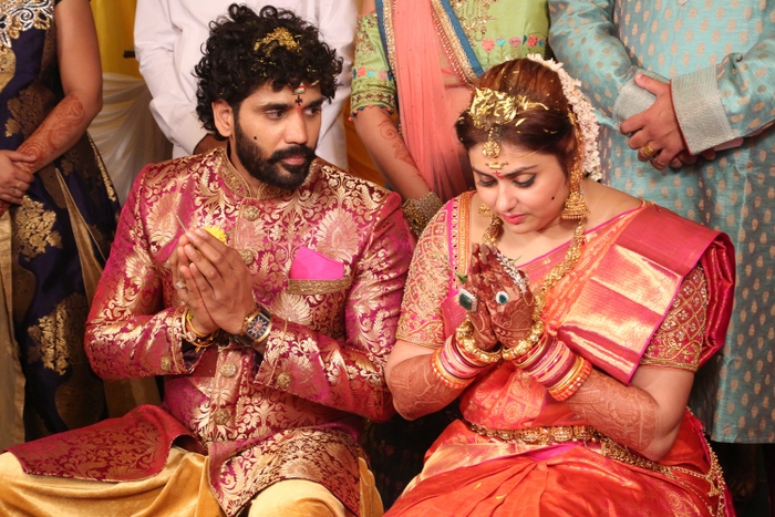 Actress Namitha And Veerandra Chowdhary Wedding Photos