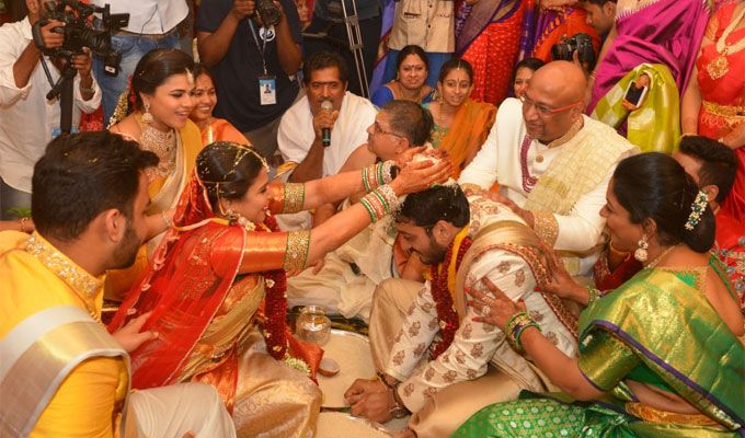 AP Minister Bhuma Akhila Priya Marriage Photos