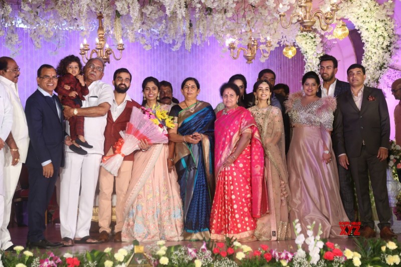 Celebs At Dil Raju�s Nephew Harshith Reddy And Gowthami Wedding Reception