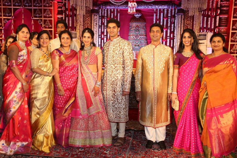TSR Grandson Anirudh Wedding Photos | Photogallery
