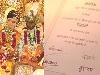 Since it was the wedding of two big shots of B-town, Aishwarya Rai and Abhishek Bachchan, their invitation had to be special. The invitation of this grand affair was sent in three golden coloured boxes with two big entwined ‘As’ drawn on them. The boxes were held together with a red ribbon. The first box contained the invite, while the second box had 24 pieces of mithai made from chocolate imported from Switzerland. An idol of lord Ganesha was placed in the third box.