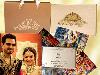 Bollywood�s �He-man� and Dream Girl�s eldest daughter, Esha Deol, married businessman Bharat Takhtani, in a star-studded affair. Their wedding card was as magnificent as their wedding. The wedding card was placed in a beautiful golden and cream re-usable box.