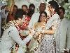 South star Nagarjunas son Akhil Akkineni got engaged to his ladylove Shriya Bhupal on Friday night.Tt was a close-knit affair at GVK House in Hyderabad.Shriya is a fashion designer based in Hyderabad and the granddaughter of business tycoon GVK Reddy. Reportedly, the couple fell in a love a few years ago, but only involved their families last year. Buzz is that they will have a grand destination wedding, most likely in Italy.Samantha, who will wed Akhil's brother Naga Chaitanya next year, took to Twitter to wish the lovebirds.