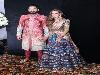 The newly-weds hosted the lavish reception last evening and it was as glitzy as youd expect. The guest list was impressive with Mahendra Singh Dhoni, Virender Sehwag, Sourav Ganguly, Kapil Dev and Zaheer Khan in attendance.Dressed in peacock inspired hues, the newlyweds complemented each other in their colourful attires. While Yuvraj looked regal in his rusty red sherwani, Hazel sported a blue lehenga. by Ruchi Kaushal.After their Sikh wedding in Chandigarh and Hindu wedding in Goa, it was time for Yuvraj Singh and Hazel Keechs grand reception in Delhi.