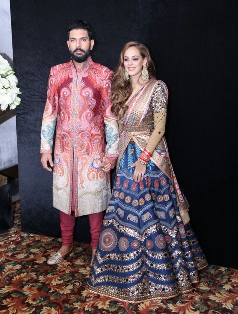 Yuvraj Singh Wedding Reception Pics